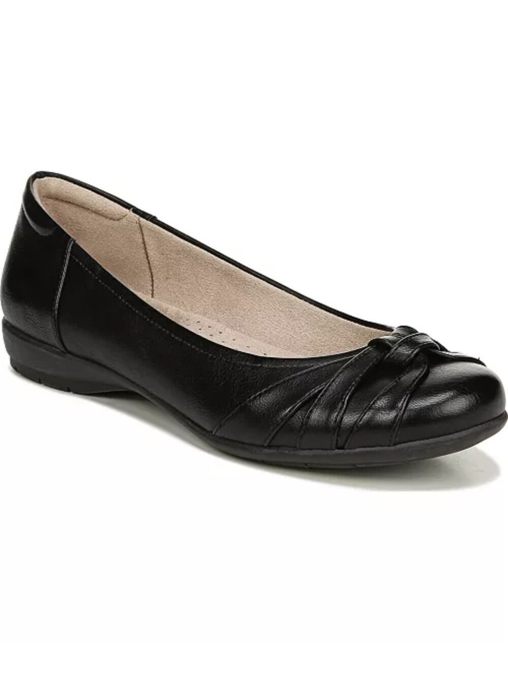 SOUL Naturalizer Gift Black Ballet Flats Comfort Arch Support Slip-On Size 8 EUC